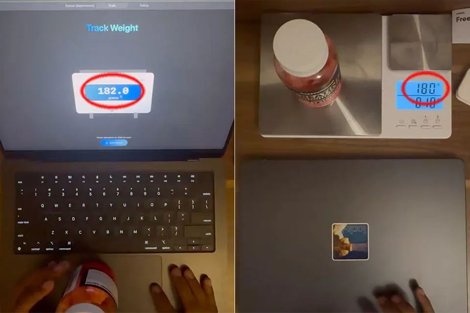 MacBook秒变电子秤！程序员爆改触控板，开源斩获2.6k Star后紧急劝退网友：千万别拿来称体重