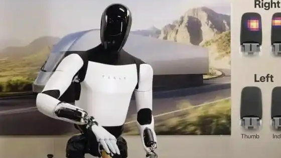 马斯克晒特斯拉人形机器人练功夫