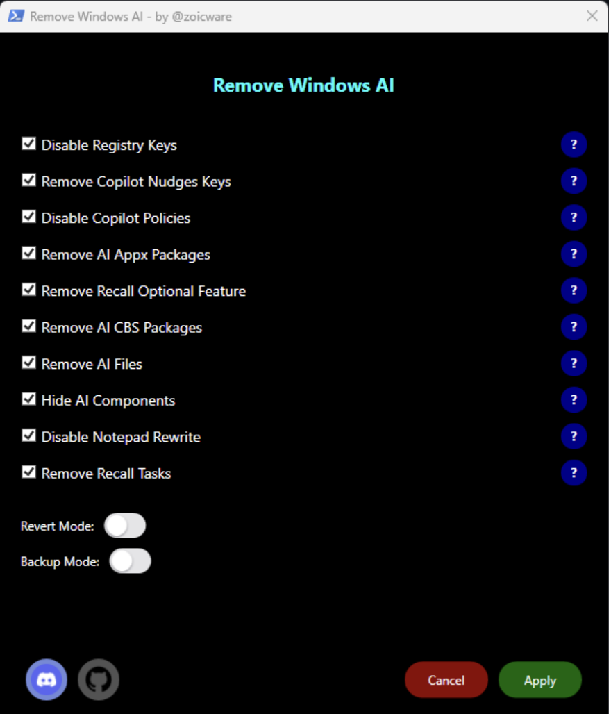 一键清空Win11所有AI！开发者“整活”，一行命令秒清Copilot、Recall，开源狂揽1.7k星！
