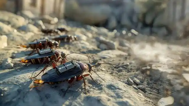 德军方研发昆虫间谍 蟑螂自带摄像头