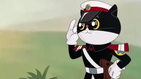 国安部做《黑猫警长》动画片了