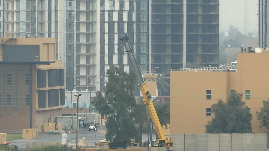 美驻伊拉克大使馆部分防空系统受损